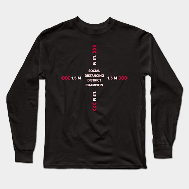 social distancing Long Sleeve T-Shirt by sowecov1